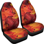 Autumn Maple Leaf Print Universal Fit Car Seat Covers