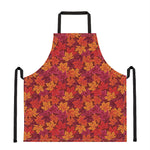 Autumn Maple Leaves Pattern Print Apron