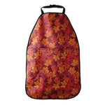 Autumn Maple Leaves Pattern Print Car Seat Organizers
