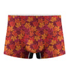 Autumn Maple Leaves Pattern Print Men's Boxer Briefs