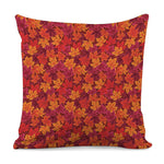 Autumn Maple Leaves Pattern Print Pillow Cover