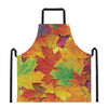 Autumn Maple Leaves Print Apron