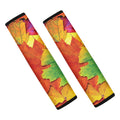 Autumn Maple Leaves Print Car Seat Belt Covers