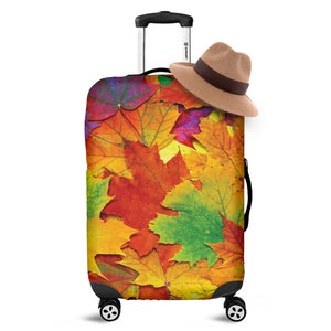 Autumn Maple Leaves Print Luggage Cover