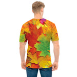 Autumn Maple Leaves Print Men's T-Shirt