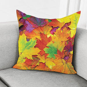 Autumn Maple Leaves Print Pillow Cover