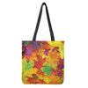 Autumn Maple Leaves Print Tote Bag