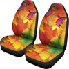 Autumn Maple Leaves Print Universal Fit Car Seat Covers