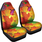 Autumn Maple Leaves Print Universal Fit Car Seat Covers