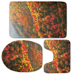 Autumn Mountain Print 3 Piece Bath Mat Set