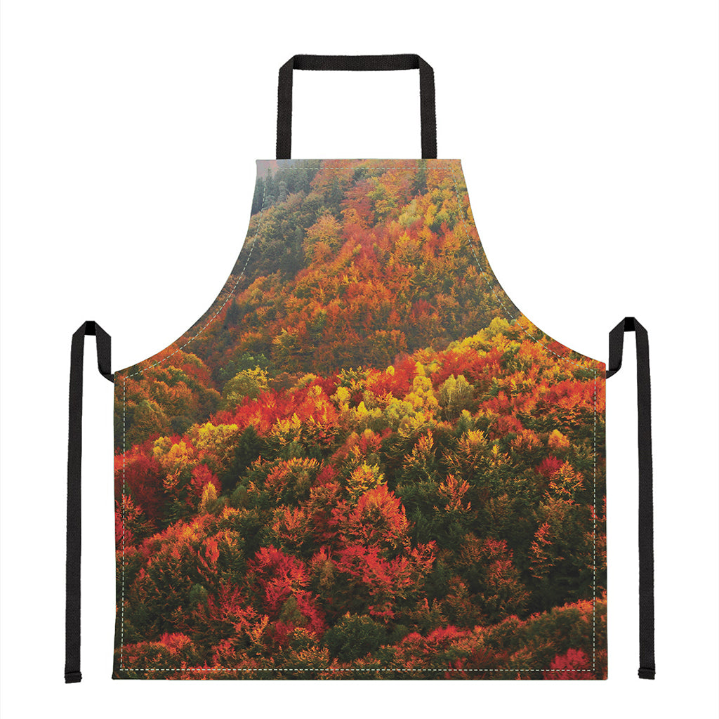 Autumn Mountain Print Apron