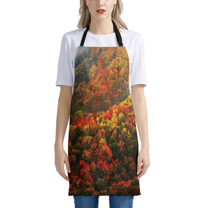 Autumn Mountain Print Apron