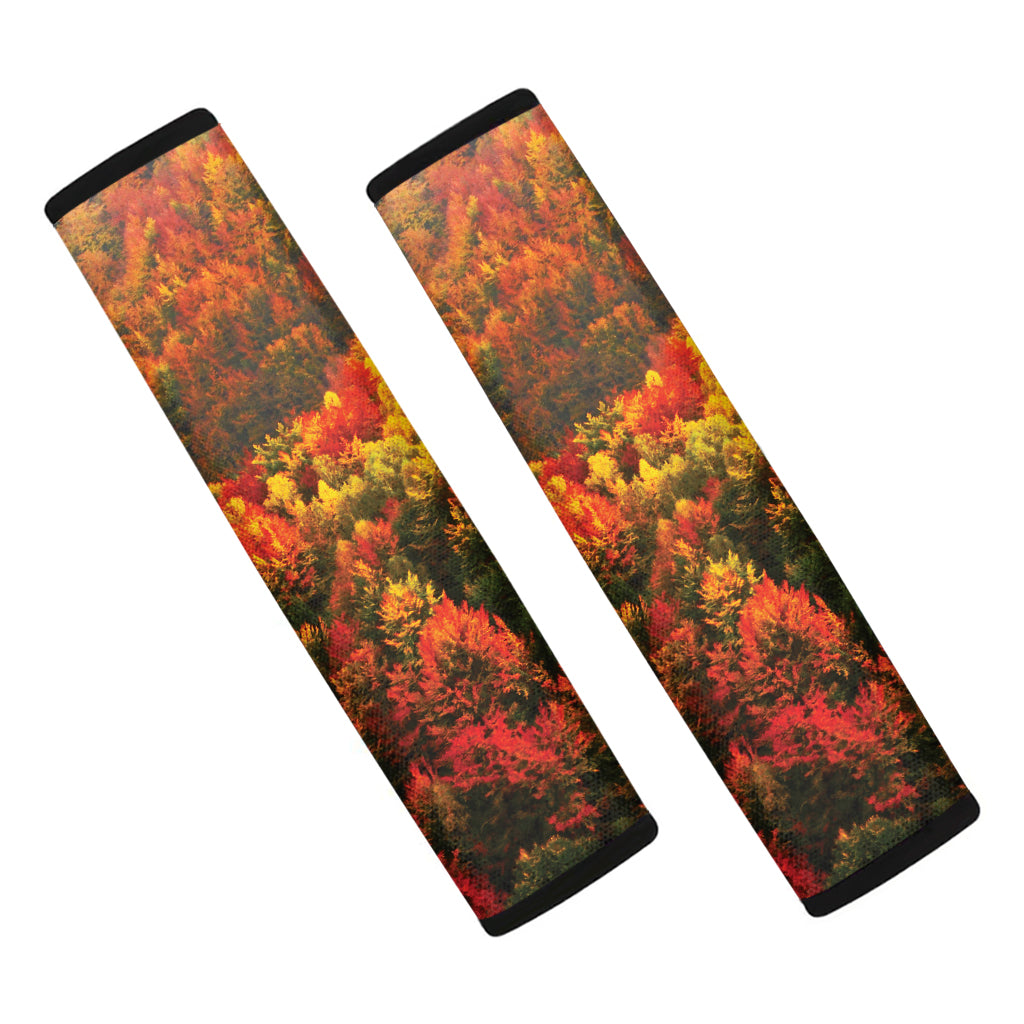 Autumn Mountain Print Car Seat Belt Covers