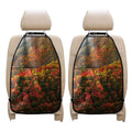 Autumn Mountain Print Car Seat Organizers