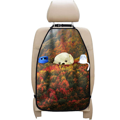 Autumn Mountain Print Car Seat Organizers