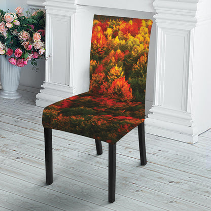 Autumn Mountain Print Dining Chair Slipcover