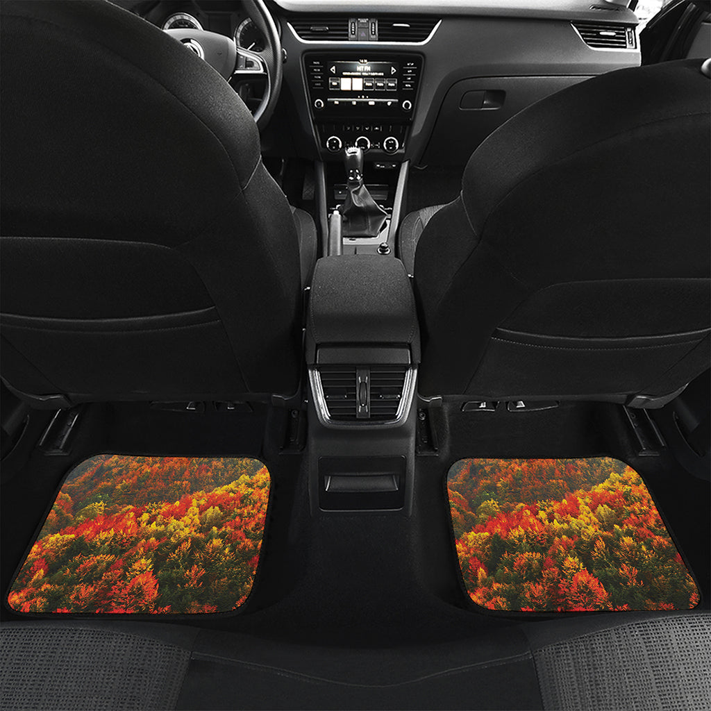 Autumn Mountain Print Front and Back Car Floor Mats