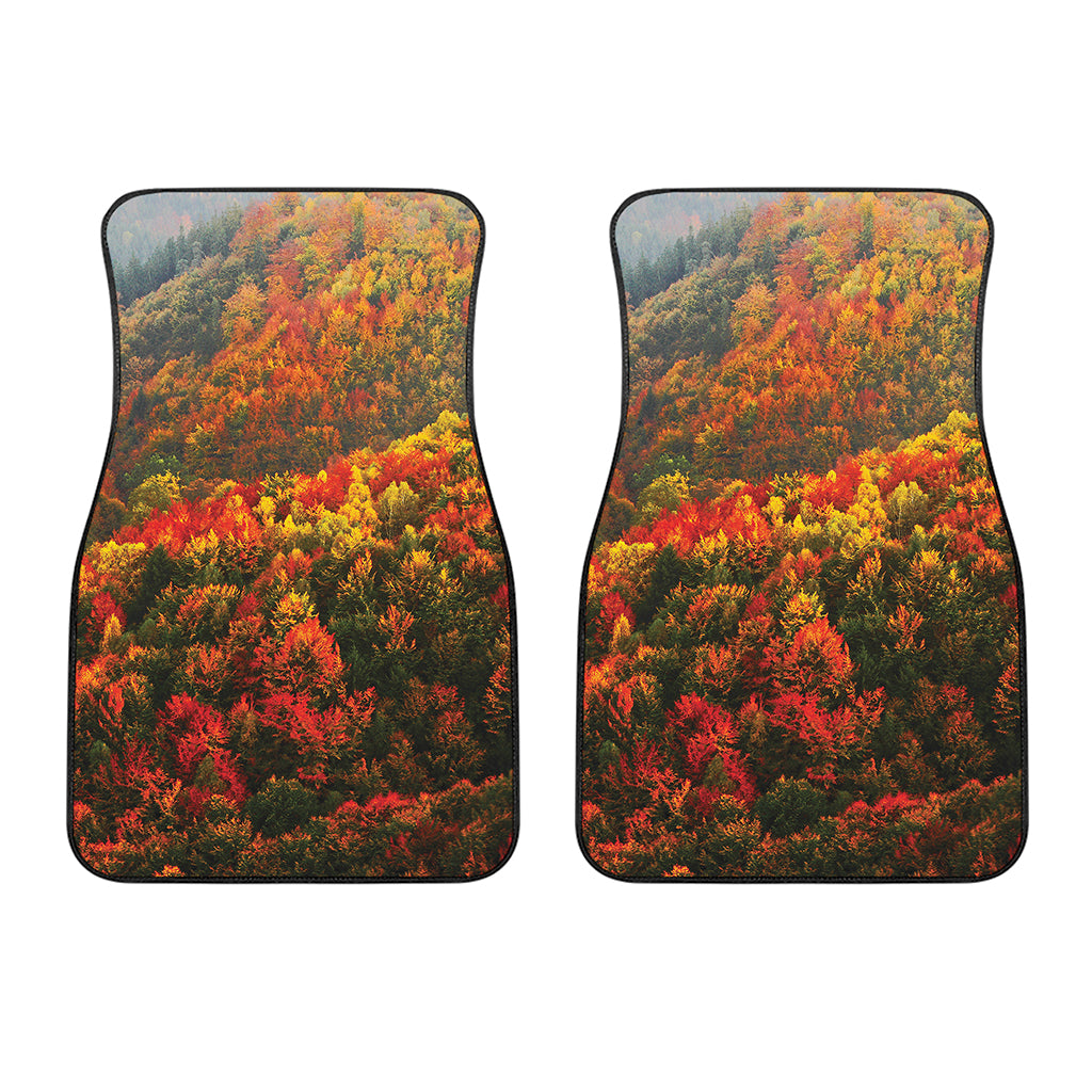 Autumn Mountain Print Front Car Floor Mats