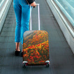 Autumn Mountain Print Luggage Cover