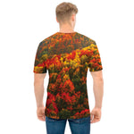 Autumn Mountain Print Men's T-Shirt