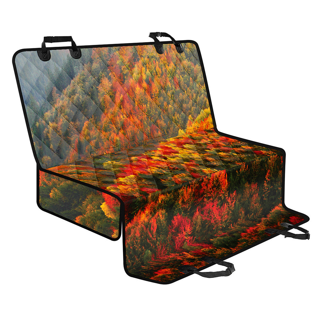 Autumn Mountain Print Pet Car Back Seat Cover