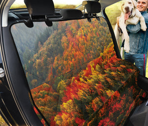 Autumn Mountain Print Pet Car Back Seat Cover