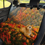 Autumn Mountain Print Pet Car Back Seat Cover