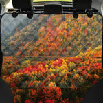 Autumn Mountain Print Pet Car Back Seat Cover