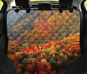 Autumn Mountain Print Pet Car Back Seat Cover