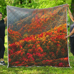 Autumn Mountain Print Quilt