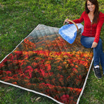 Autumn Mountain Print Quilt