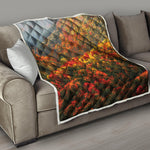 Autumn Mountain Print Quilt