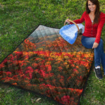 Autumn Mountain Print Quilt