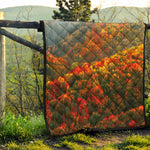 Autumn Mountain Print Quilt