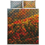Autumn Mountain Print Quilt Bed Set