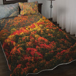 Autumn Mountain Print Quilt Bed Set