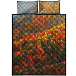 Autumn Mountain Print Quilt Bed Set