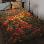 Autumn Mountain Print Quilt Bed Set