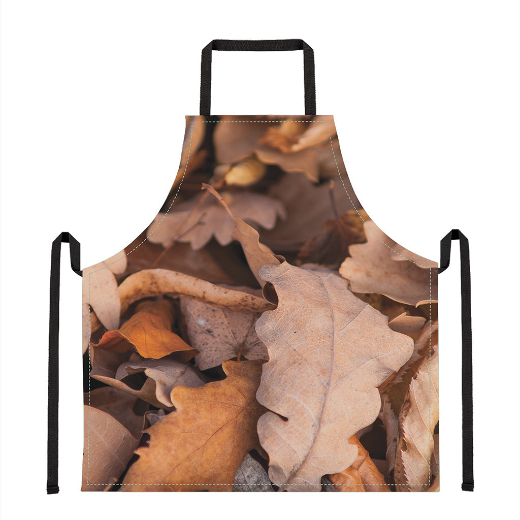 Autumn Oak leaf Print Apron