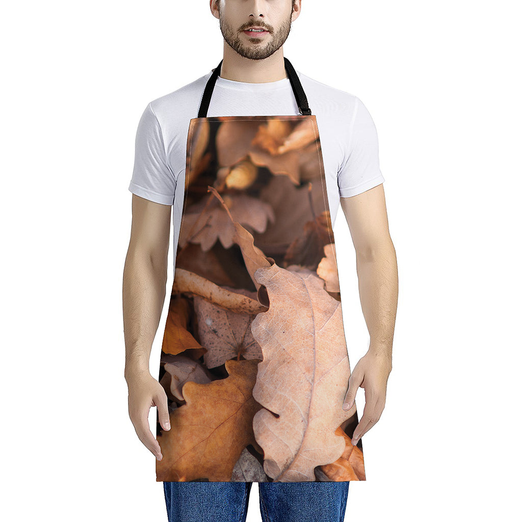 Autumn Oak leaf Print Apron