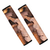 Autumn Oak leaf Print Car Seat Belt Covers