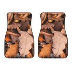 Autumn Oak leaf Print Front Car Floor Mats