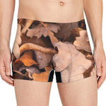 Autumn Oak leaf Print Men's Boxer Briefs