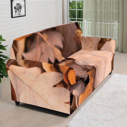 Autumn Oak leaf Print Sofa Cover