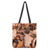 Autumn Oak leaf Print Tote Bag