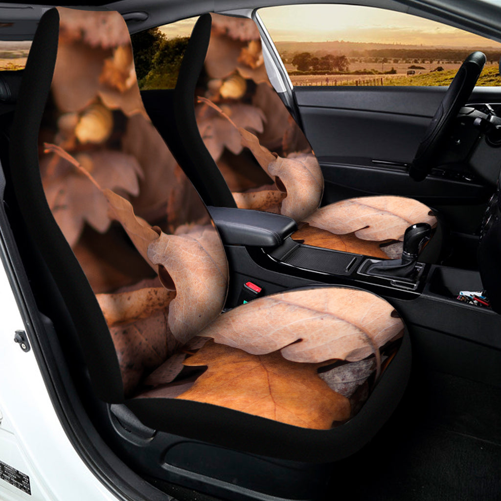 Autumn Oak leaf Print Universal Fit Car Seat Covers