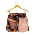 Autumn Oak leaf Print Women's Shorts