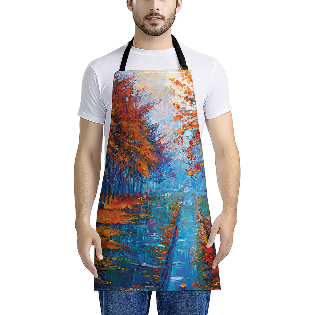 Autumn Painting Print Apron