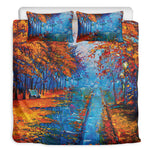 Autumn Painting Print Duvet Cover Bedding Set