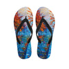 Autumn Painting Print Flip Flops